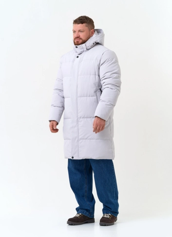 Мужской пуховик с капюшоном фото