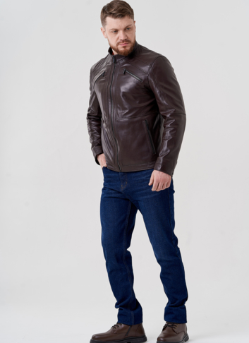 Мужская кожаная куртка 