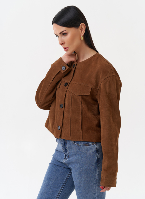 Куртка из натуральной замши