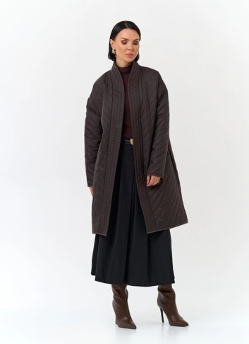 Женская удлиненная куртка кимоно фото